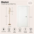 Торшер Maytoni Marmo MOD099FL-02G - фото 4589353