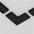 Соединитель угловой L-образный для треков накладных Maytoni Accessories for tracks Radity TRA084CL-11B - фото 4589467