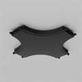 Соединитель X-образный для треков накладных Maytoni Accessories for tracks Radity TRA084CX-11B - фото 4589520