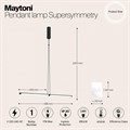 Подвесной светильник Maytoni Supersymmetry P096PL-L11BK - фото 4589683