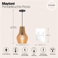 Подвесной светильник Maytoni Roots MOD191PL-01W1 - фото 4591036