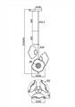 Люстра на штанге Maytoni Miracle MOD207PL-03BS - фото 4591172
