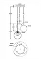Подвесной светильник Maytoni Basic form MOD521PL-03G - фото 4591520