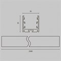 Профиль накладной Maytoni Led strip ALM-3535R-B-D-2.5M - фото 4598761