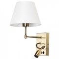 Бра с подсветкой Arte Lamp Elba A2581AP-2AB - фото 4607610