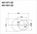 Накладной светильник Velante 461 461-071-02 - фото 4625133