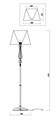 Торшер Freya Inessa FR2685FL-01BZ - фото 4637348