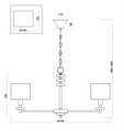 Подвесная люстра Freya Tiana FR5015PL-08G - фото 4637447