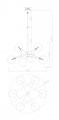 Люстра на штанге Freya Bumble FR5144PL-06TR - фото 4638105