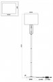Торшер Freya Riverside FR1007FL-01BS - фото 4638545