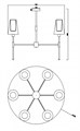Люстра на штанге Freya Tida FR5196PL-06CH - фото 4638715
