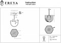 Подвесная люстра Freya Onda FR5182PL-06CH - фото 4638788
