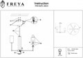 Люстра на штанге Freya Agnes FR5184PL-06CH - фото 4638801