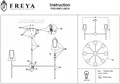 Люстра на штанге Freya Tida FR5196PL-08CH - фото 4638921