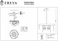 Люстра на штанге Freya Porto FR5104PL-06BS3 - фото 4638970