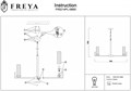 Подвесная люстра Freya Adeline FR5214PL-08BS - фото 4639094