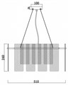 Подвесной светильник Freya Ottimo FR5198PL-06BS - фото 4639193