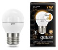 Лампа светодиодная Gauss LED Globe E27 7Вт 3000K 105102107-S - фото 4641012