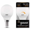 Лампа светодиодная Gauss 1051 E14 7Вт 3000K 105101107-D - фото 4641014