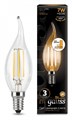 Лампа светодиодная Gauss LED Filament Candle tailed E14 7Вт 2700K 104801107-S - фото 4641117