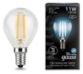 Лампа светодиодная Gauss LED Filament E14 11Вт 4100K 105801211 - фото 4641118