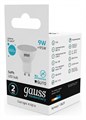 Лампа светодиодная Gauss Led Elementary MR16 GU10 9Вт 4100K 13629 - фото 4641126 Лампа светодиодная Gauss Led Elementary MR16 GU10 9Вт 4100K 13629 - фото 4641126
