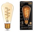 Лампа светодиодная Gauss LED Filament Flexible E27 6Вт 2400K 157802006 - фото 4641130