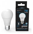 Лампа светодиодная Gauss  E27 7Вт 6500K 102502307 - фото 4642569 Лампа светодиодная Gauss  E27 7Вт 6500K 102502307 - фото 4642569
