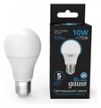 Лампа светодиодная Gauss  E27 10Вт 6500K 102502310 - фото 4642574 Лампа светодиодная Gauss  E27 10Вт 6500K 102502310 - фото 4642574