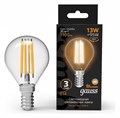 Лампа светодиодная Gauss Filament E14 13Вт 2700K 105801113 - фото 4643338 Лампа светодиодная Gauss Filament E14 13Вт 2700K 105801113 - фото 4643338