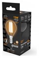 Лампа светодиодная Gauss Filament E14 13Вт 2700K 105801113 - фото 4643340 Лампа светодиодная Gauss Filament E14 13Вт 2700K 105801113 - фото 4643340