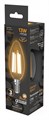 Лампа светодиодная Gauss Filament E14 13Вт 2700K 103801113 - фото 4643345