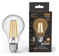Лампа светодиодная Gauss Filament E27 18Вт 2700K 102902118 - фото 4643348