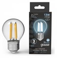 Лампа светодиодная Gauss Filament E27 13Вт 4100K 105802213 - фото 4643418 Лампа светодиодная Gauss Filament E27 13Вт 4100K 105802213 - фото 4643418