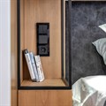 Розетка с заземлением и с шторками, без рамки Werkel Черный матовый W1171108 - фото 4644600 Розетка с заземлением и с шторками, без рамки Werkel Черный матовый W1171108 - фото 4644600