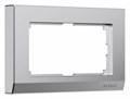 Рамка для двойной розетки Werkel Stark серебряный матовый W0081865 - фото 4646797
