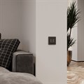 Выключатель сенсорый двухклавишный с подсветкой и функцией Wi-Fi, без рамки Werkel черные W4523008 - фото 4646964 Выключатель сенсорый двухклавишный с подсветкой и функцией Wi-Fi, без рамки Werkel черные W4523008 - фото 4646964