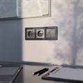 Розетка с заземлением, без рамки Werkel Графит акрил W1171044 - фото 4647196 Розетка с заземлением, без рамки Werkel Графит акрил W1171044 - фото 4647196