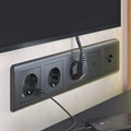 Накладка для розетки HDMI Werkel графит рифленый W1196004 - фото 4647245 Накладка для розетки HDMI Werkel графит рифленый W1196004 - фото 4647245