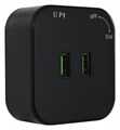 Розетка 2xUSB на треке Arte Milano Am-track-sockets 380022TS/USBx2 Black - фото 4661115