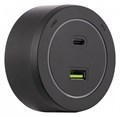 Розетка USB и type C на треке Arte Milano Am-track-sockets-39 399731TS/USB-Type-C Black - фото 4661267