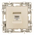 Розетка Ethernet RJ-45 без рамки Arte Milano am-217 217.45-1.shampan - фото 4685143