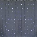 A-943 WW/W FLASH сведодиодный занавес 2*2м 300LED, провод темно-зелёный - фото 4689634