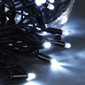 A-504A W гирлянда светодиодная, черный провод 10м, 100LED, 24V, морозоустойчивая, влагозащищенная - фото 4691793