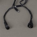 A-504A W гирлянда светодиодная, черный провод 10м, 100LED, 24V, морозоустойчивая, влагозащищенная - фото 4691796