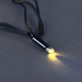A-504A WW/WT FLASH гирлянда светодиодная, черный провод 10м, 100LED, 24V, морозоустойчивая,влагозащ. - фото 4691805