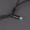 A-504A WW/WT FLASH гирлянда светодиодная, черный провод 10м, 100LED, 24V, морозоустойчивая,влагозащ. - фото 4691806