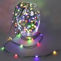 A-509A MIX гирлянда светодиодная, 30м, 300LED, &quot;Капля&quot;, 220V, прозрачный шлейф, с контроллером - фото 4691809