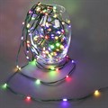 A-509A MIX гирлянда светодиодная, 30м, 300LED, &quot;Капля&quot;, 220V, прозрачный шлейф, с контроллером - фото 4691814
