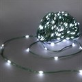 A-509A WT гирлянда светодиодная, 30м, 300LED, &quot;Капля&quot;, 220V, зеленый шлейф, с контроллером - фото 4691816